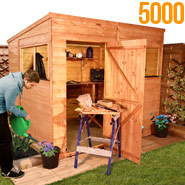 BillyOh 5000M Greenkeeper Premium Tongue and Groove Pent Shed