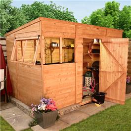 BillyOh Suffolk Premium Tongue and Groove Pent Shed - 10'x6'