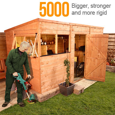 BillyOh 5000L Greenkeeper Premium Tongue and Groove Pent Shed