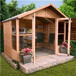 BillyOh 4000 Lucia Tongue and Groove Full Glazed Doors Summerhouse - 5'x5'