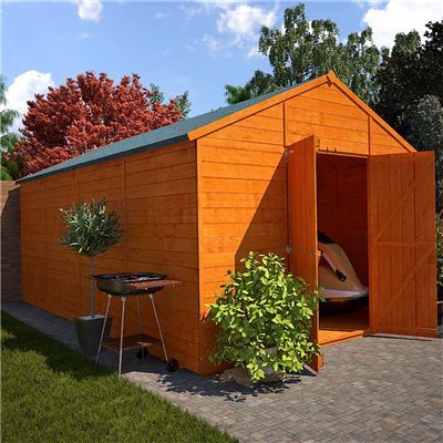 BillyOh 5000 Windowless Greenkeeper Workshop Premium Tongue and Groove Double Door