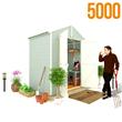 4 x 6 - BillyOh 5000 Windowless Greenkeeper Premium Tongue & Groove Double Door Apex Garden Shed