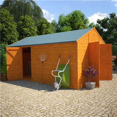 BillyOh 5000 Windowless Greenkeeper Workshop Premium Personnel Tongue and Groove Double Door
