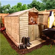 BillyOh 200L Classic Pressure Treated Overlap Windowless Stable Door Apex Garden Shed