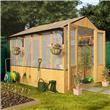 BillyOh 9 x 6 Lincoln Wooden Polycarbonate Greenhouse 4000 Range