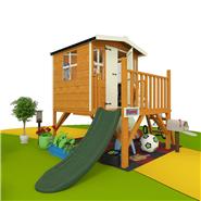 Mad Dash Bunny Tower Xtra Playhouse Including Slide 