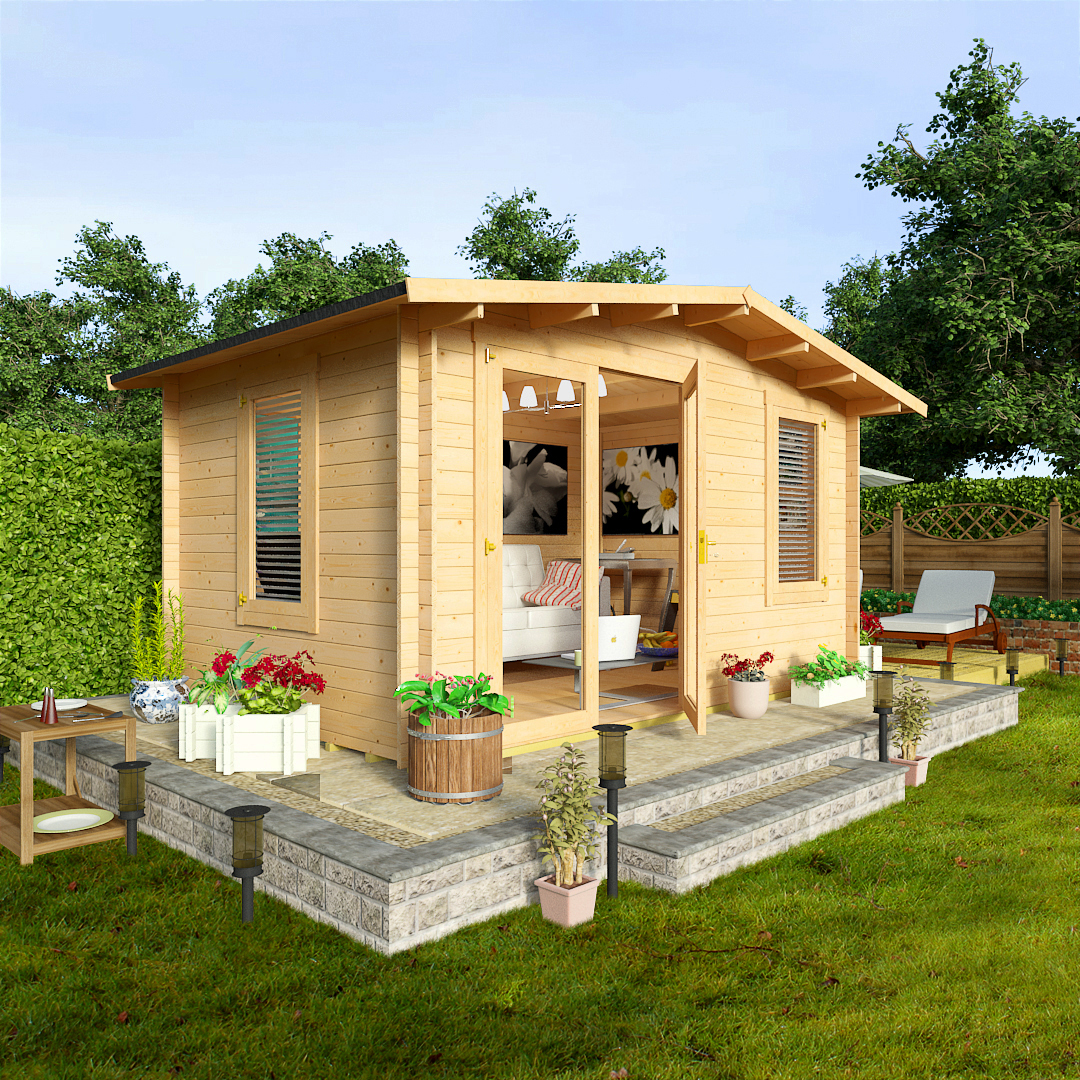 BillyOh 4.0 x 3.0 Montana Garden Log Cabin