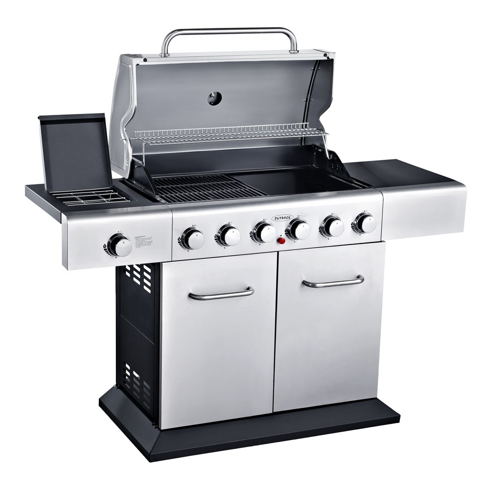 Outback Meteor 6 Burner Gas BBQ Barbecue