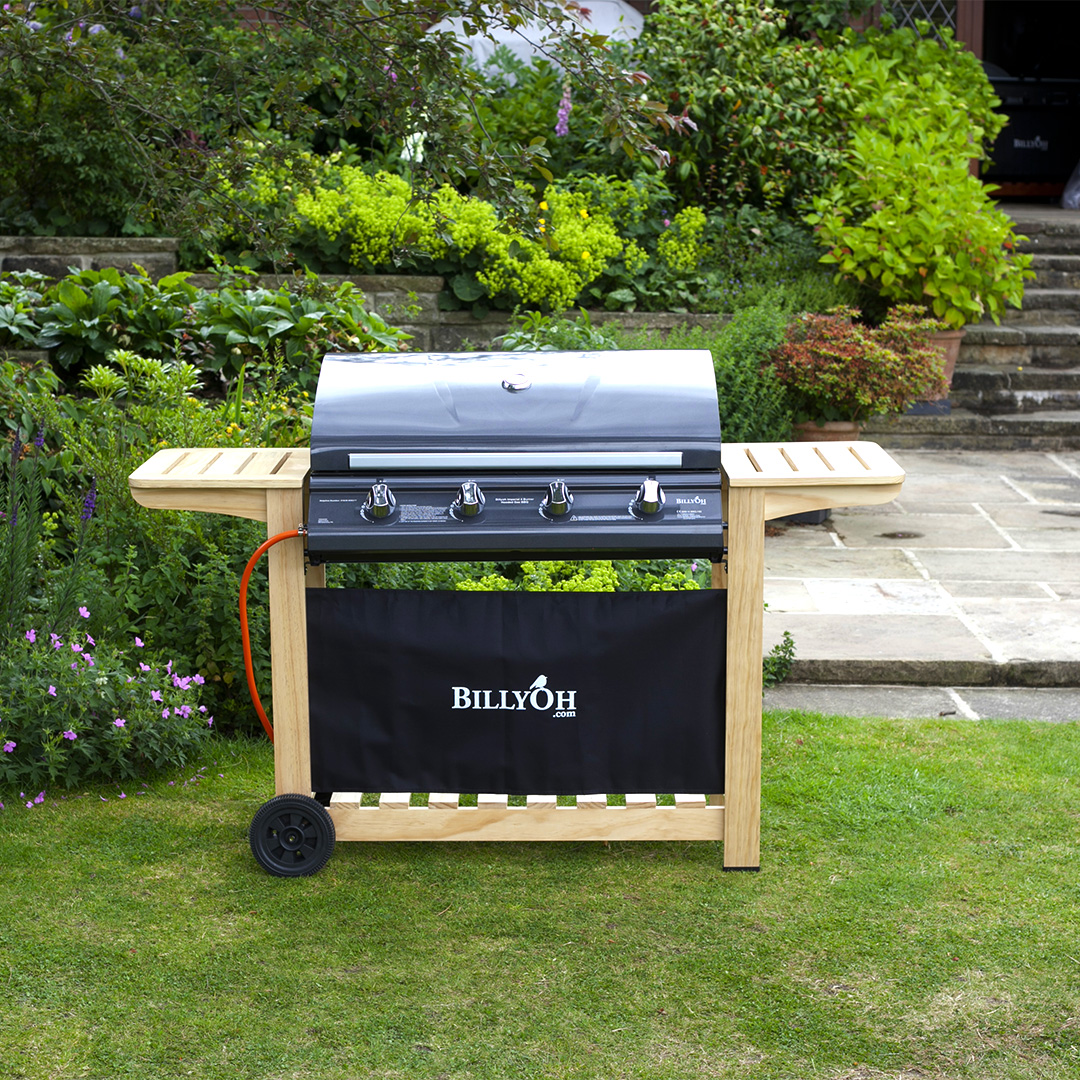 BillyOh Imperial 4 Burner Hooded Gas Hooded BBQ Barbecue