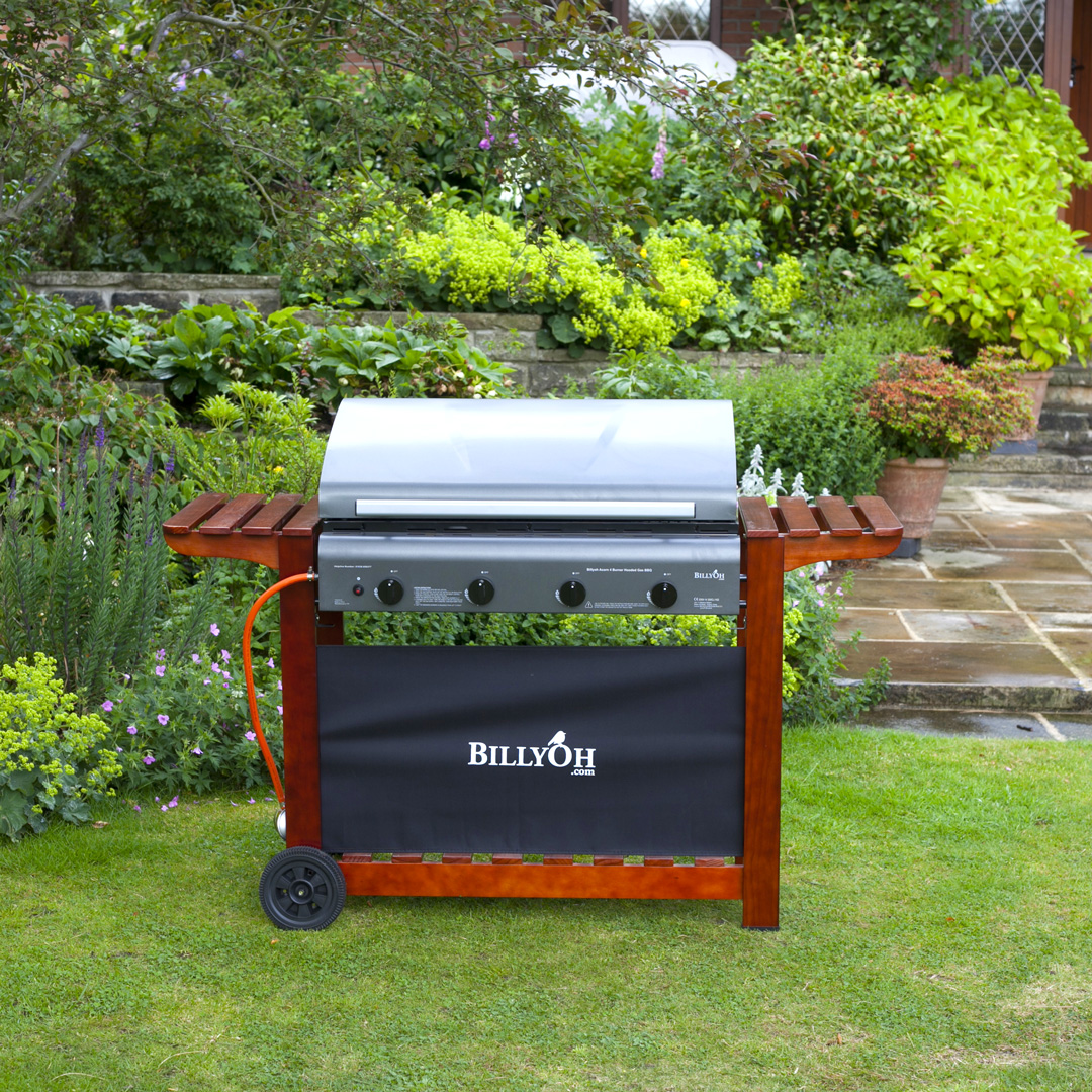 BillyOh 4 Burner Hooded Acorn Hooded Gas BBQ