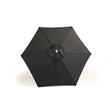 2m Parasol - Black BillyOh Hardwood Frame 6 Rib Pulley Garden Parasol