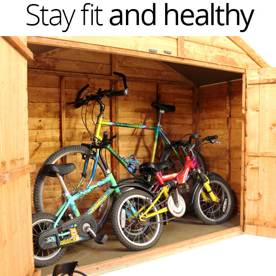 The BillyOh Apex Bike Store Range Bike Storage Garden Buildings Direct