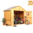 3 x 6 BillyOh Rustic Bike Garden Store