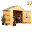 3 x 6 BillyOh Rustic Tool Garden Store