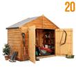 BillyOh 3 x 7 Rustic Tool Garden Storage