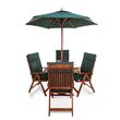 BillyOh Windsor 1.0m Round Wooden Dining Set 4 Recliner Chair