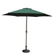 BillyOh Aluminium Crank and Tilt Wood Effect Parasol - Green