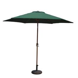 BillyOh Aluminium Crank and Tilt Wood Effect Parasol - Green