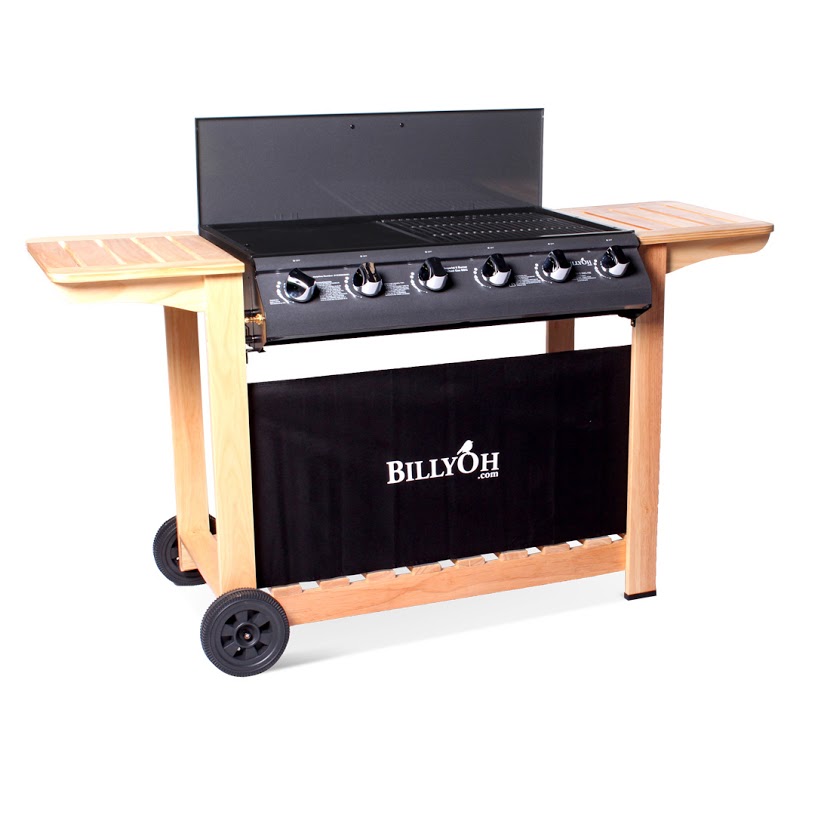 BillyOh Imperial Flat Bed 6 Burner  Gas BBQ Barbecue