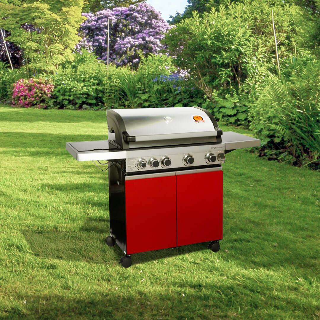 BillyOh Prestige Gourmet 4 Burner Grillstream Hooded Gas BBQ