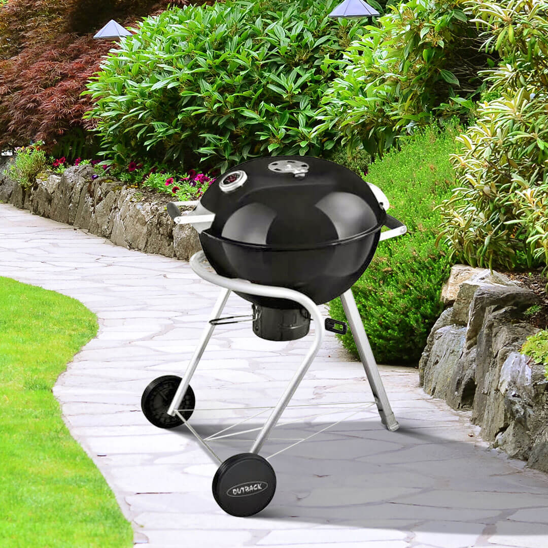 Outback Charcoal 57cm Black Kettle Barbecue
