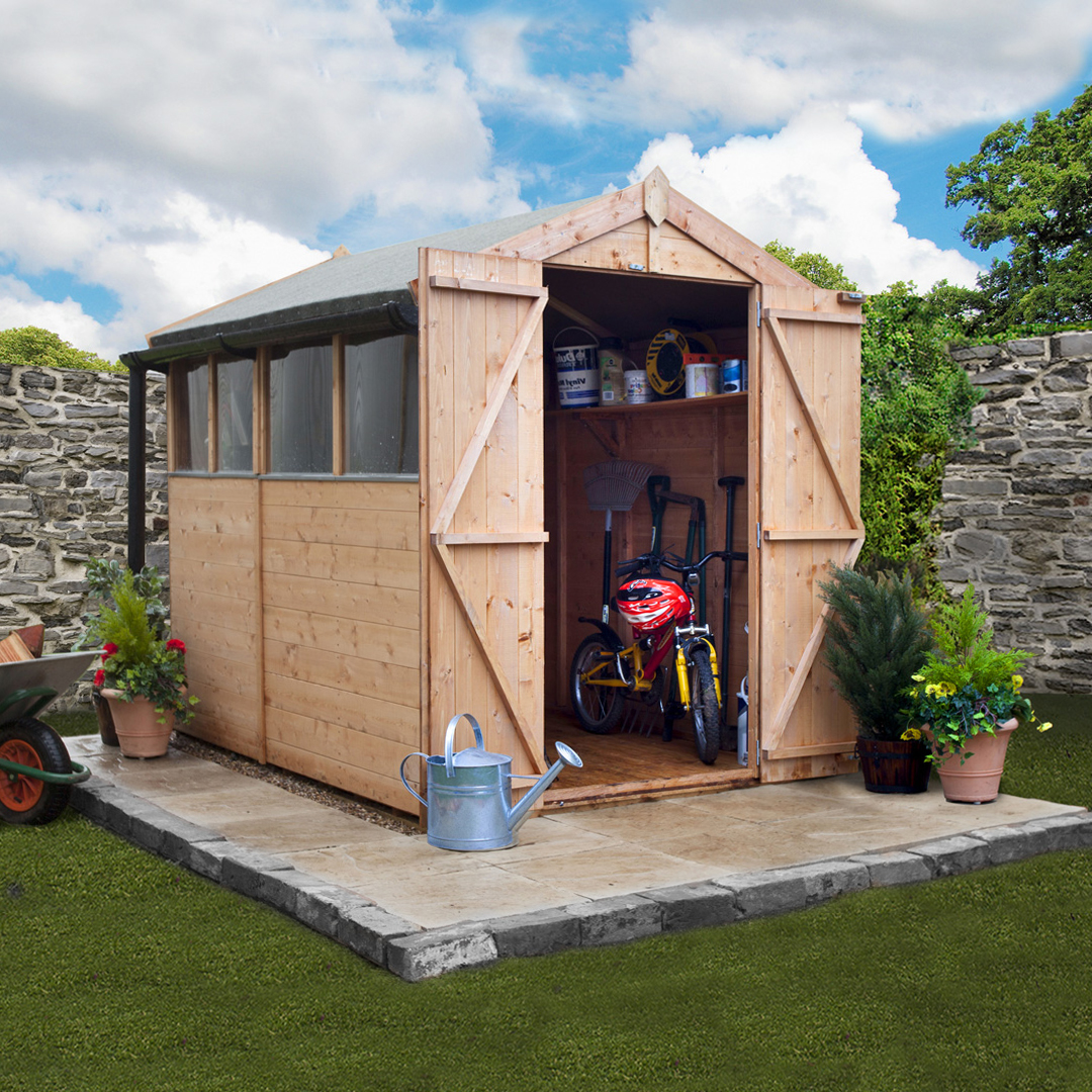 BillyOh 7 x 5 Windowed Tongue and Groove Apex Garden Shed 4000 Range