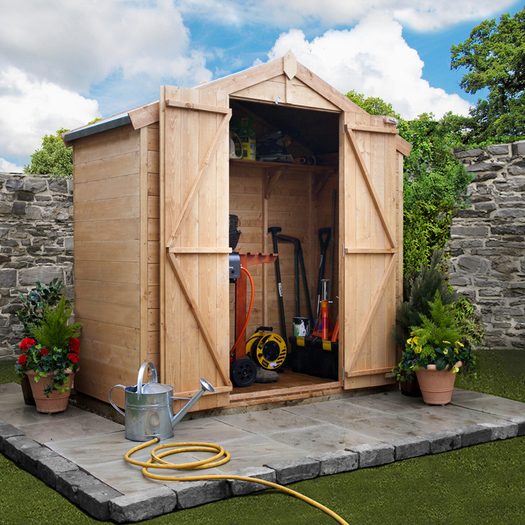 BillyOh 3 x 6 Windowless Tongue and Groove Apex Garden Shed 4000 Range