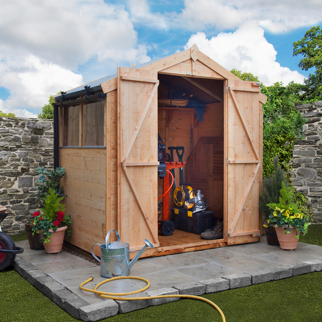 BillyOh 4 x 6 Windowed Tongue and Groove Apex Garden Shed 4000 Range