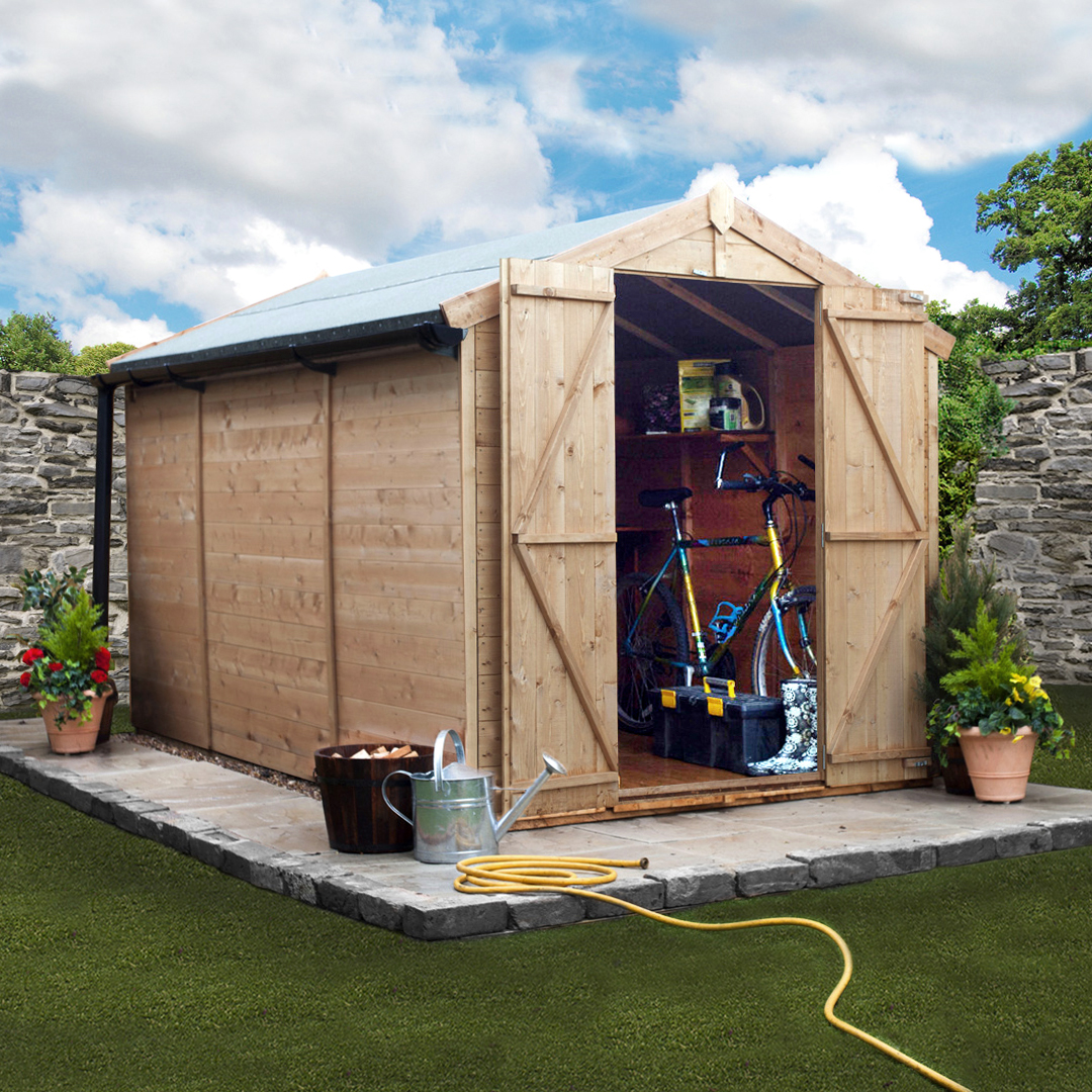 BillyOh 10 x 6 Windowless Tongue and Groove Apex Garden Shed 4000 Range