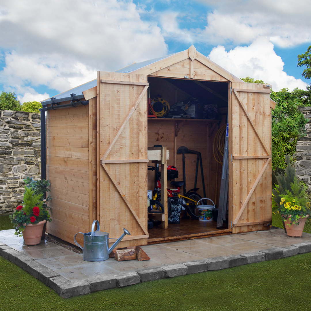 BillyOh 4 x 8 Windowless Tongue and Groove Apex Garden Shed 4000 Range
