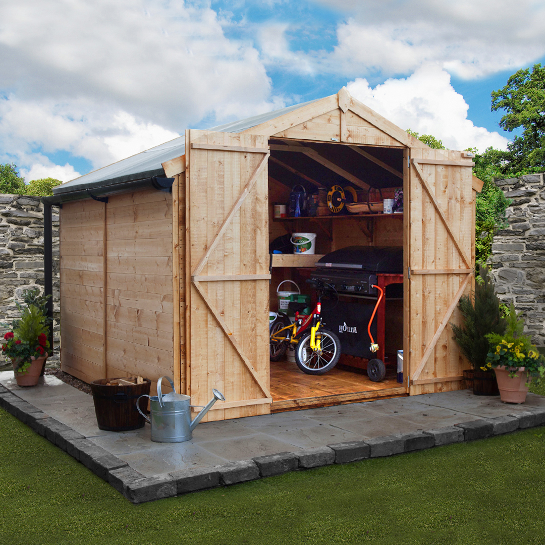 BillyOh 8 x 8 Windowless Tongue and Groove Apex Garden Shed 4000 Range