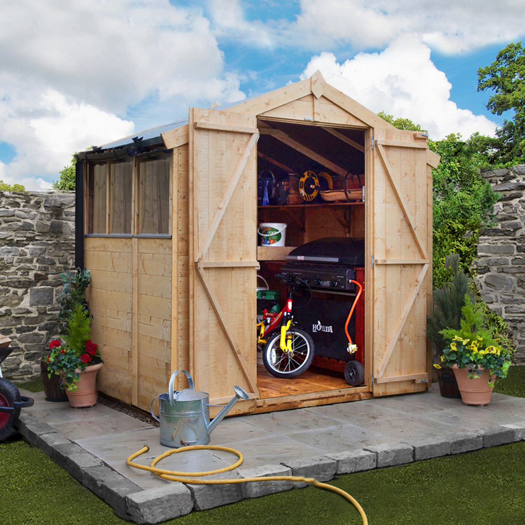 5 x 7 BillyOh 4000 Windowed Tongue and Groove Apex Garden Shed