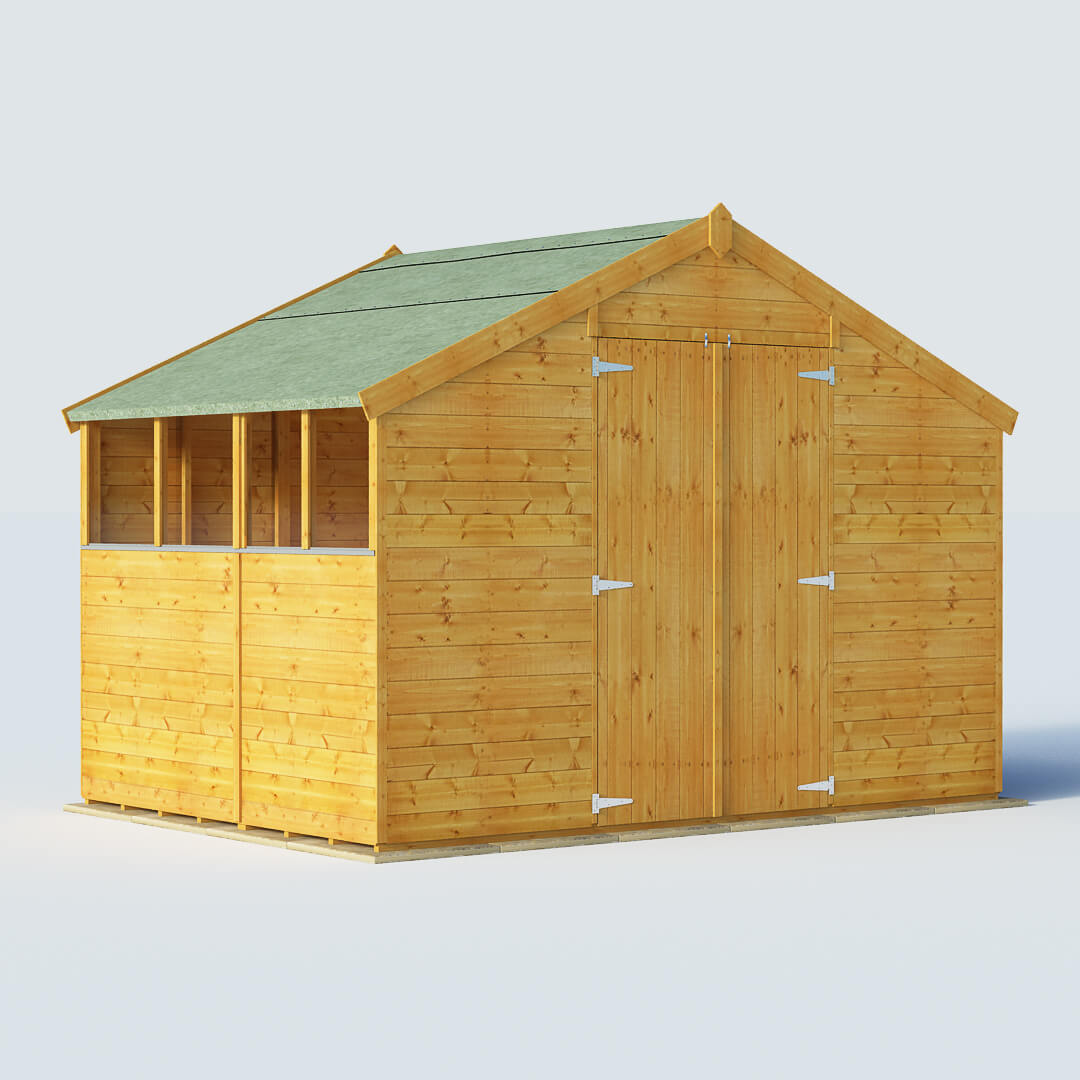 BillyOh 7 x 10 Windowed Tongue and Groove Apex Garden Shed 4000 Range