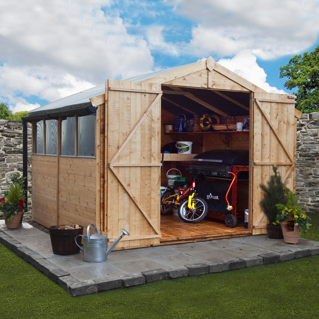 8 x 10 BillyOh 4000 Windowed Tongue and Groove Apex Garden Shed