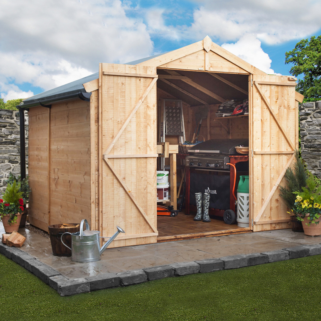 BillyOh 7 x 10 Windowless Tongue and Groove Apex Garden Shed 4000 Range