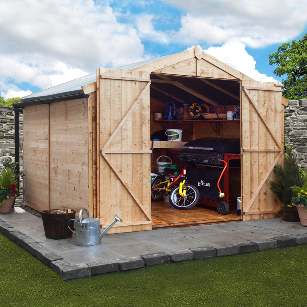 8 x 10 BillyOh 4000 Windowless Tongue and Groove Apex Garden Shed