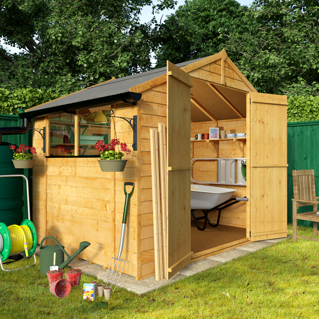 Buy cheap Apex shed - compare Sheds &amp; Garden Furniture prices for best 