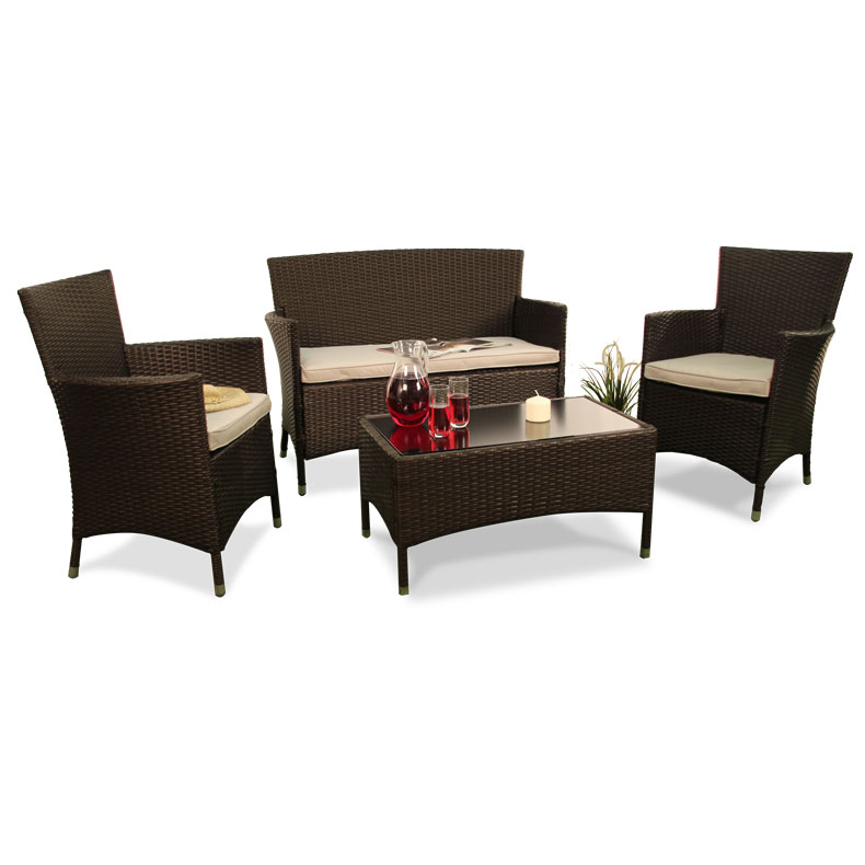 BillyOh Rosario Flat Weave Rattan  ic Lounge Set