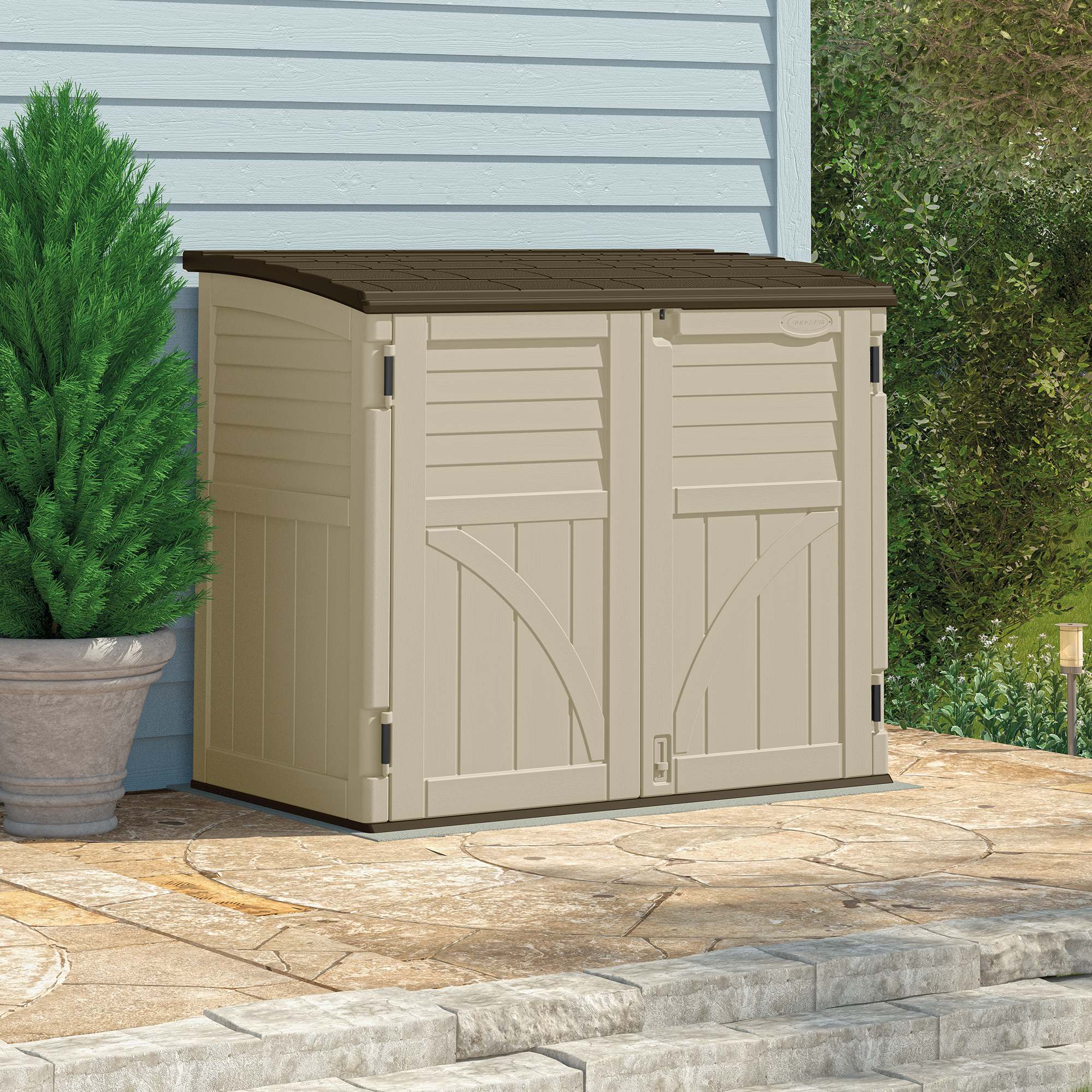 Horizontal Storage Shed, 34 ft