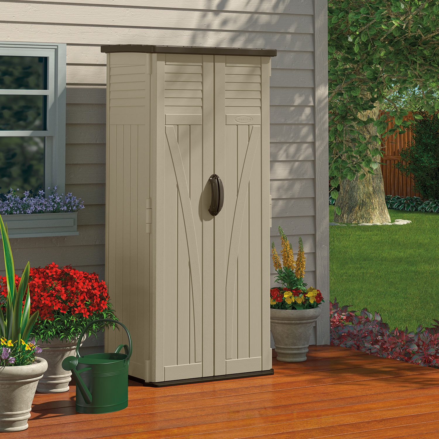 Vertical Storage Shed, 22 ft