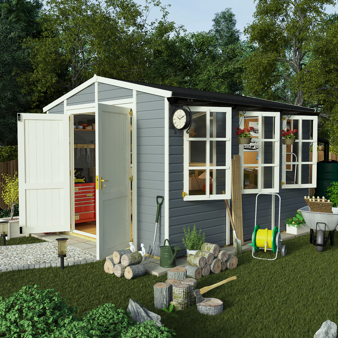 BillyOh 6000 Apex Door Windowed Workshop