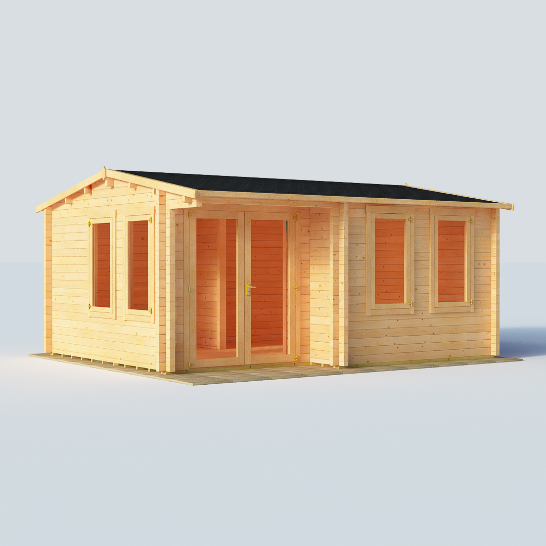 BillyOh Kent Garden Office Shed W5.0m x D4.0m 70mm