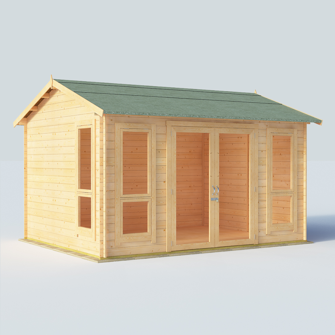 BillyOh Darcy Darcy 12 x 10 19mm Modern Log Cabin Summerhouse