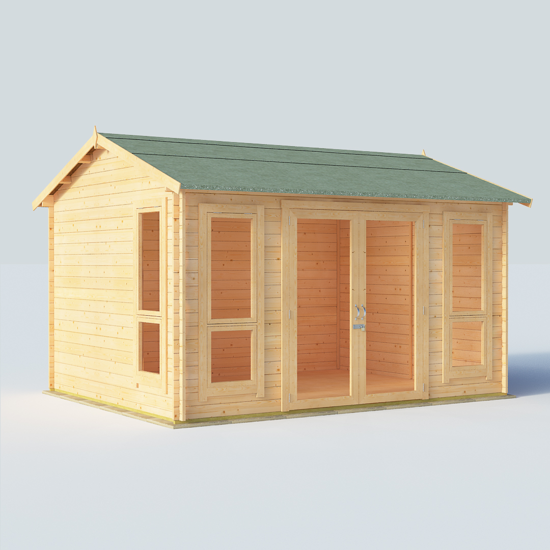BillyOh Darcy Darcy 12 x 10 28mm Modern Log Cabin Summerhouse