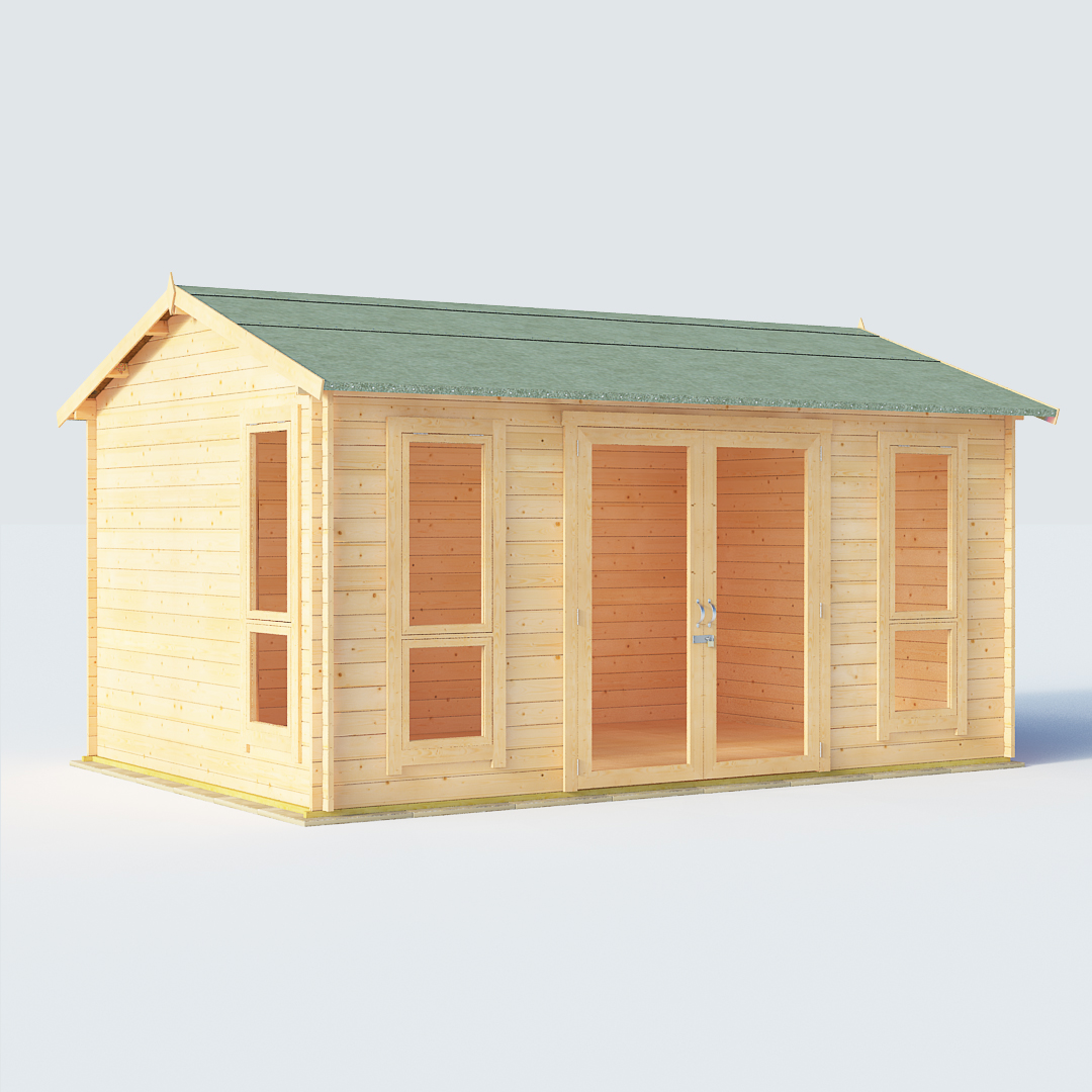 BillyOh Darcy Darcy 14 x 10 28mm Modern Log Cabin Summerhouse