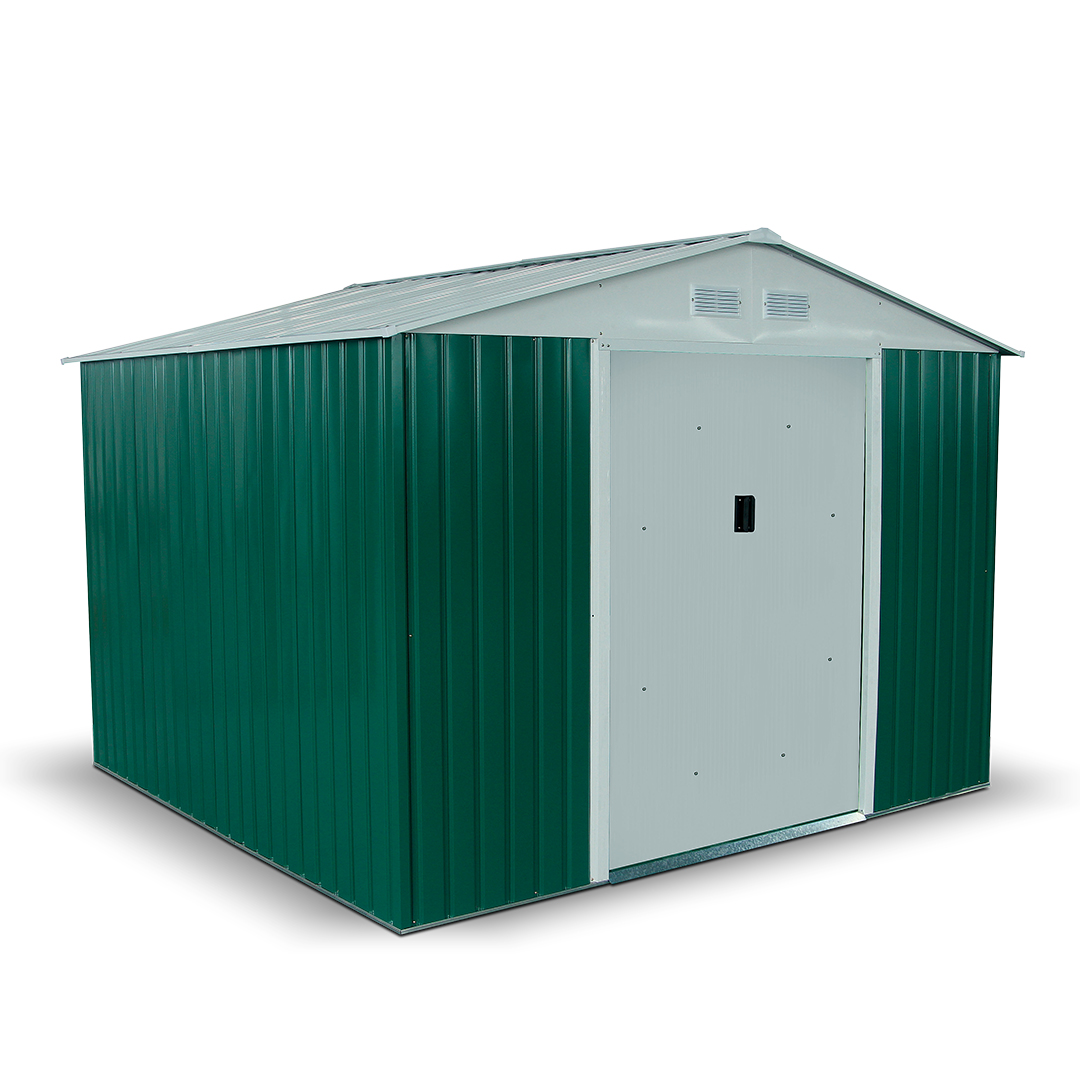 BillyOh Boxer 8 x 9 Dark Green Apex Metal Shed