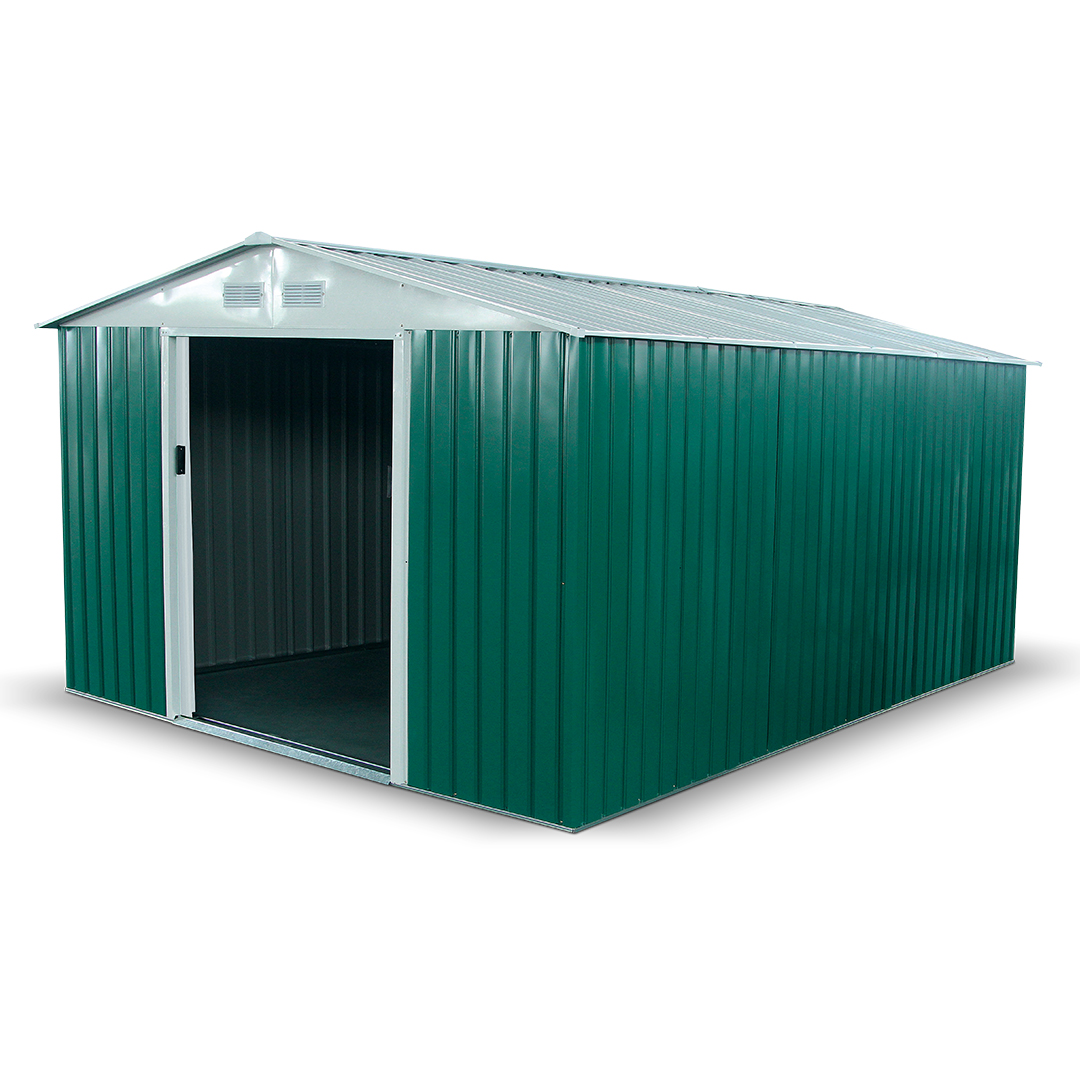 BillyOh Boxer 12 x 11 Dark Green Apex Metal Shed