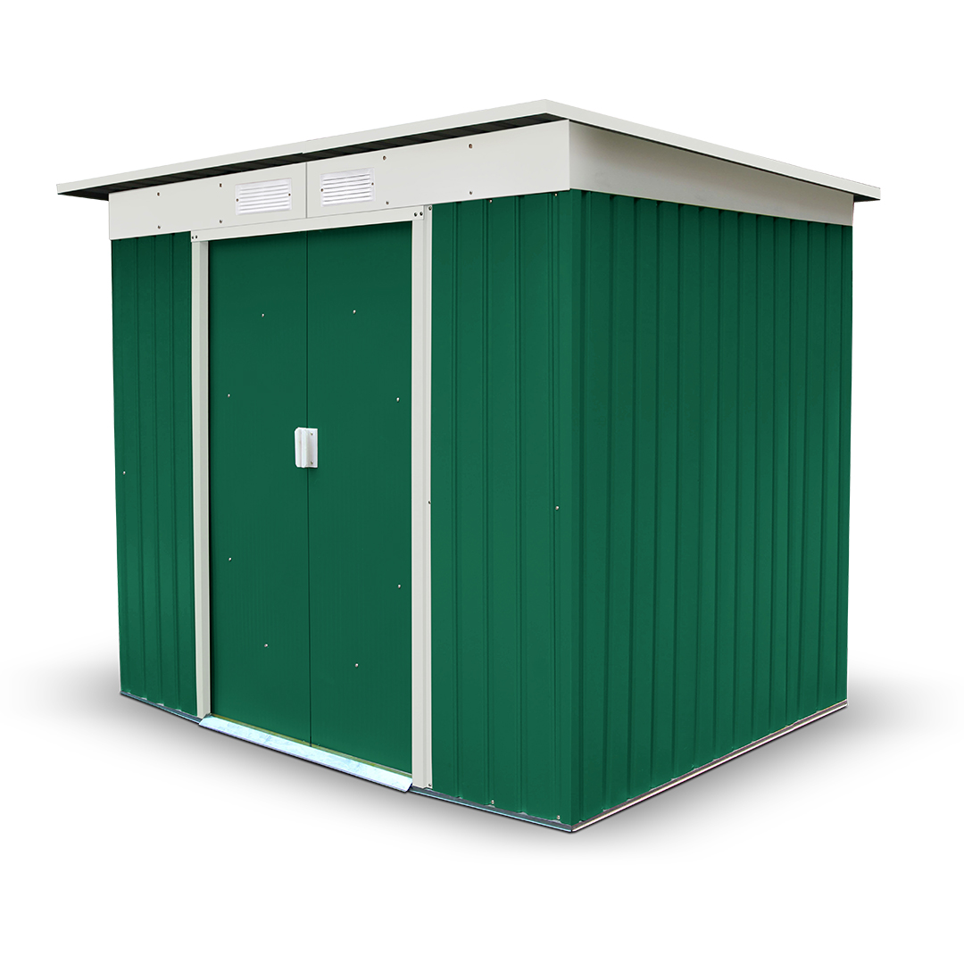 BillyOH Boxer 9 x 7 Dark Green Pent Metal Shed