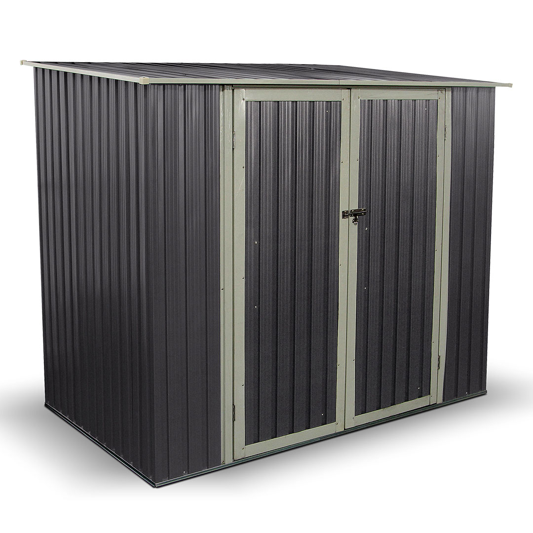 BillyOh Combo 7 x 5 Warm Grey Pent Metal Shed