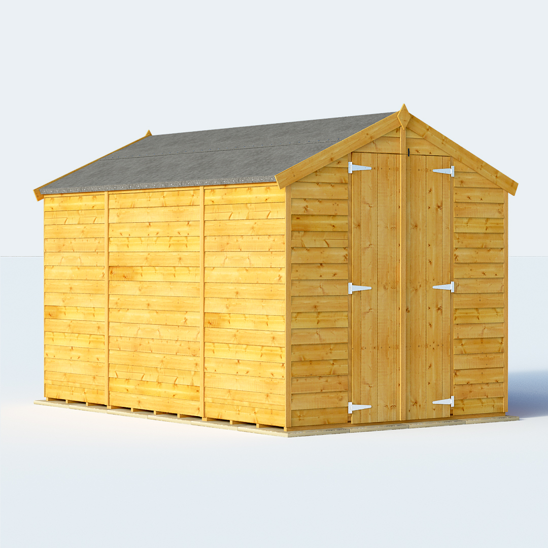 BillyOh Keeper Overlap Apex Shed 6ft gables
